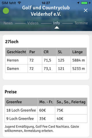 GOLFR - Die Golfplatz-Suche für NRW screenshot 4