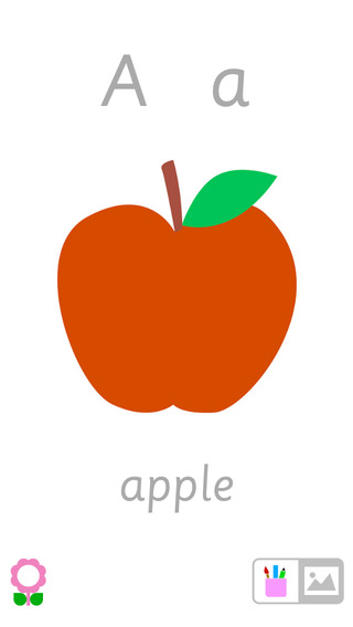 【免費教育App】A for Apple (Alphabet Flashcards for Preschool Kids)-APP點子