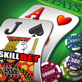 Skillbet poker´s world famous Black Jack LOGO-APP點子