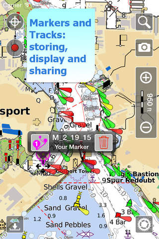 Aqua Map UK Ireland Boat GPS screenshot 2