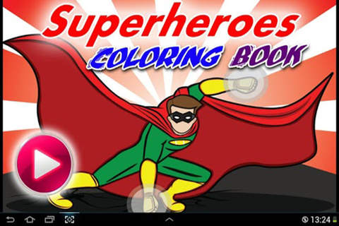 SuperheroesColoringBooks screenshot 3