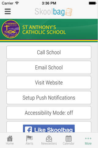 St Anthony's Catholic School Riverside - Skoolbag screenshot 4
