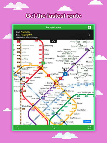 【免費旅遊App】Singapore Transport Map - MRT Map and Route Planner.-APP點子