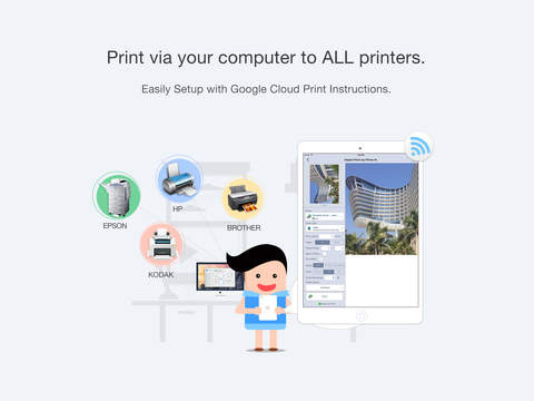 Quick Print via Google Cloud Print - Wireless 3G or WiFi Document Printing