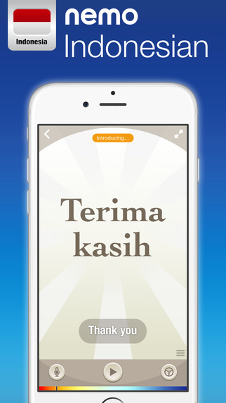 Indonesian by Nemo – Free Language Learning App for iPhone and iPad