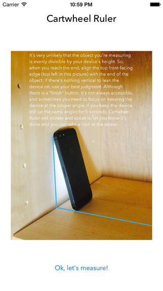 【免費工具App】Cartwheel Ruler - flip to measure-APP點子
