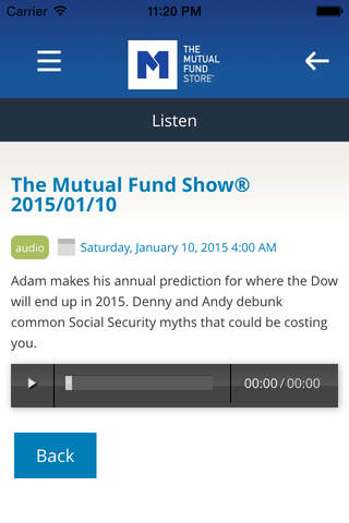 Mutual Fund Store Mobile screenshot 3