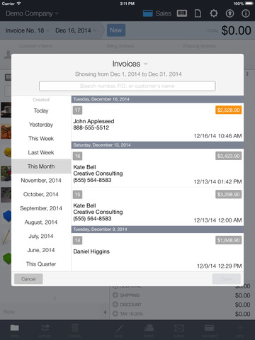 【免費商業App】Quick Sale Pro - Invoicing, Estimates & Inventory-APP點子