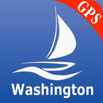 Washington nautical chart GPS: marine & lake gps waypoint, route and track for boating cruising fishing yachting sailing diving LOGO-APP點子