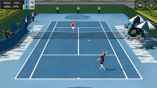 【免費遊戲App】Flick Tennis-APP點子