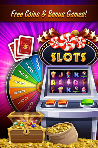 #1 Candy Soda Gumball Slot Machine Free Deluxe Crunch to Sugar Jujube Casino at Vegas Journey’’ screenshot 2