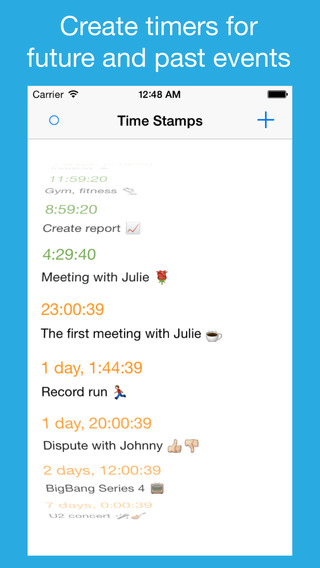 To do list timers notes – Time Stamps Pro
