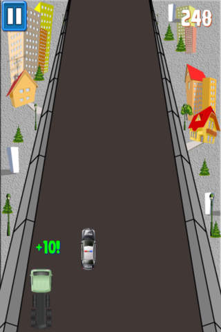 A Mad Crazy Police Rush - Extreme Car Cop Lane Racing Game LX screenshot 2