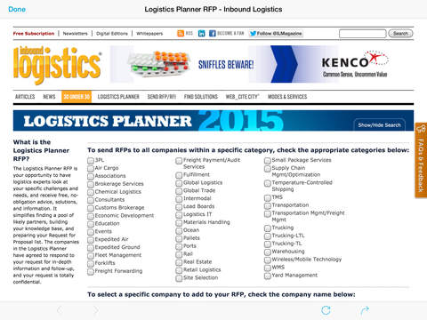 免費下載商業APP|Inbound Logistics 2015 Planner for iPad app開箱文|APP開箱王
