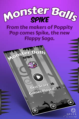 Flappy Bonuce - Don't Touch the Spikes screenshot 2