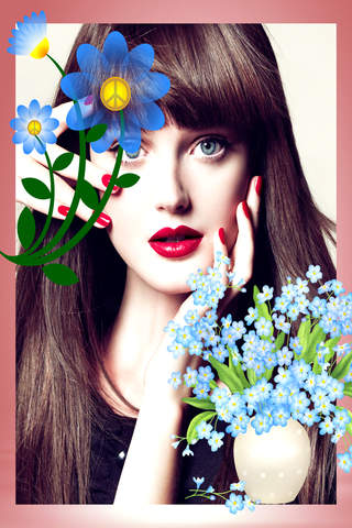 Flower Stickers Pro--Create colourful world screenshot 3