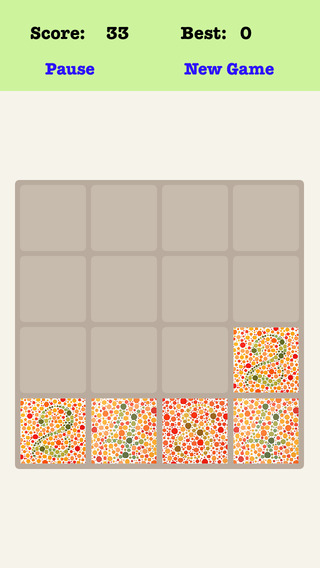 Color Blind 4X4 - Sliding Number Tiles Playing The Piano
