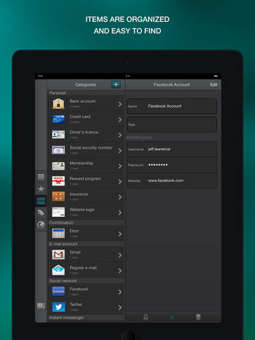 【免費生產應用App】Memlapse - Password and Personal Data Manager-APP點子