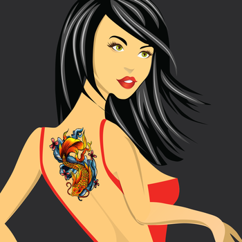 MyTattoo - The Tattoo Designs Salon App & Virtual Photo Booth Machine to Tattooed yourself with Dragon Tribal Tattoos without Pain for free! LOGO-APP點子