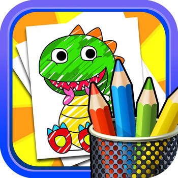 Kids Doodle Coloring Book Drawing - Preschool Toddler Fun! 遊戲 App LOGO-APP開箱王