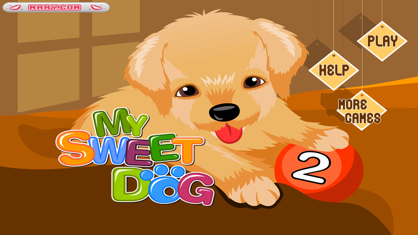 my sweet puppy dog take care for your cute virtual puppy!