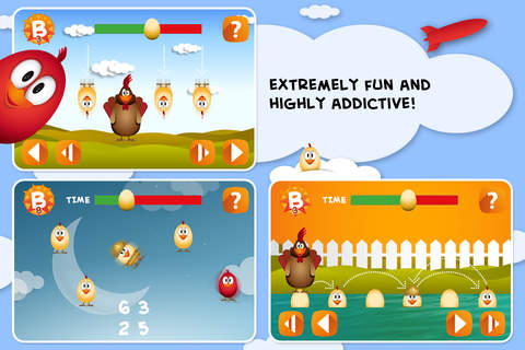 Fun to fly to the top with this new epic farm game so play cool and tap the most crazy chicken eggs for free screenshot 2