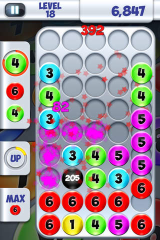 Numbers Addict 2 Splash HD FREE for iPhone, iPad & iPod Touch - Bubble Puzzle Brain & Mind IQ Challenge screenshot 3