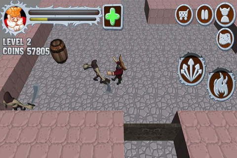 Mighty 3D Dwarf - Underworld Knives screenshot 3