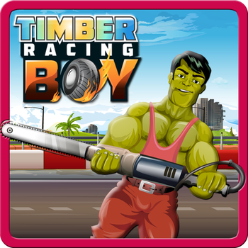 Timber Racing Boy Tire Chop Free LOGO-APP點子