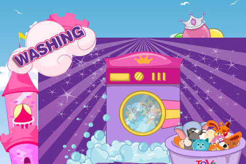 Princess Toy Wash - Cleaning, washing and clean up game screenshot 4