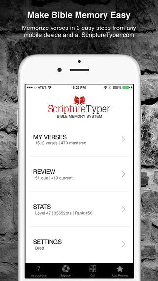 Bible Memory: Scripture Typer Memorization System - The Easy Way to Memorize Scripture Verses