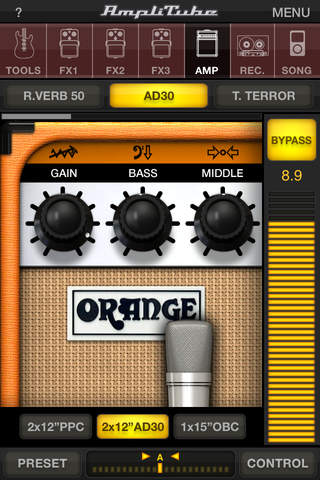 AmpliTube Orange screenshot 4