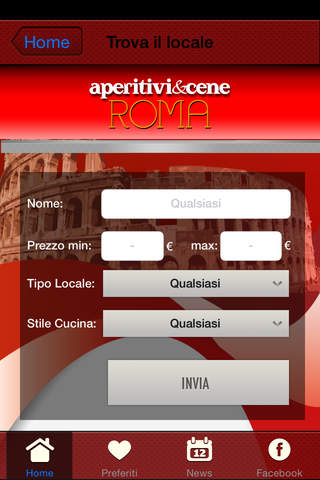 aperitivi & cene Roma screenshot 3