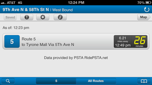 【免費交通運輸App】Transit Stop: PSTA Bus Tracker-APP點子