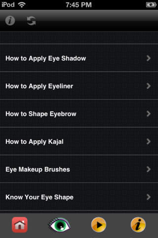 Celebrities Eye Makeup Guide screenshot 2