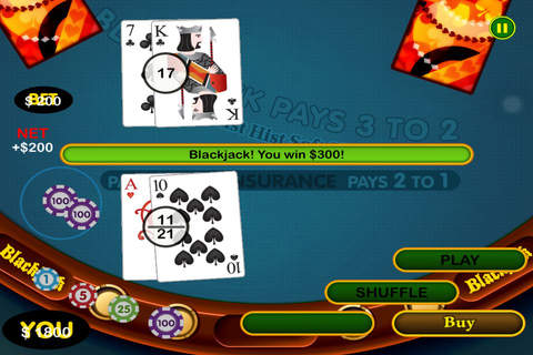 21 Blackjack Pro - The Ultimate Emoji Training and Card Betting Casino Platform (Learn don't Guess) screenshot 2