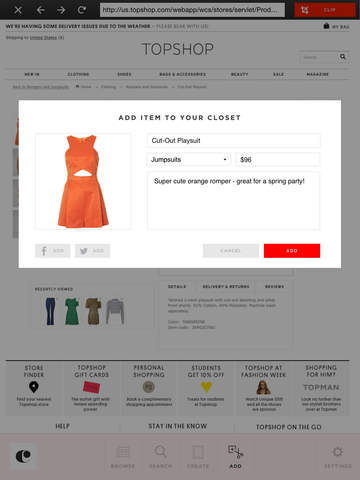 Clothia Closet & Stylist - create trendy looks and shop clothes by outfits screenshot 4