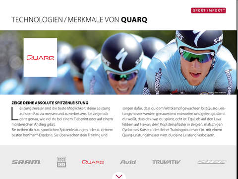 Quarq Katalog screenshot 2