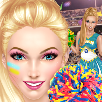 Cheerleader Salon™ Basketball Madness Makeover 遊戲 App LOGO-APP開箱王