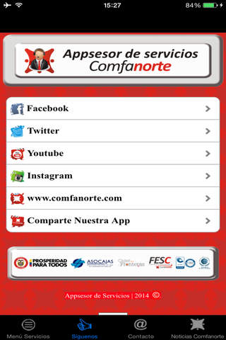 Comfanorte screenshot 2