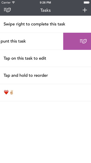 【免費生產應用App】Punt – Simple task list-APP點子