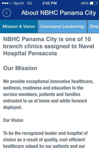 NBHC Panama City screenshot 2