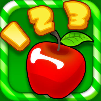 Apple counting numbers for Kids Learning LOGO-APP點子