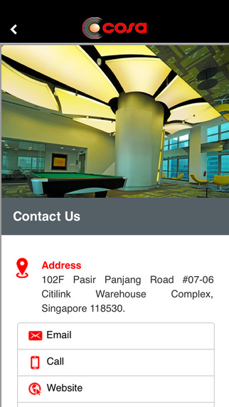 【免費商業App】Cosa International Pte Ltd-APP點子