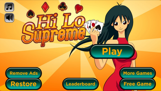 【免費遊戲App】Hi Lo Supreme-APP點子