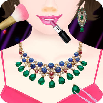 Art Diy Salon-Necklace,Bracelet,Ring,Earrings:Kids Game 遊戲 App LOGO-APP開箱王