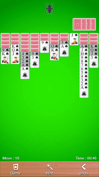 【免費遊戲App】Simple Spider Solitaire-APP點子