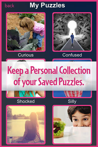 Expressions Jigsaw  - Endless Adventure Puzzle Craft 4 Kids & Girly Girls screenshot 3