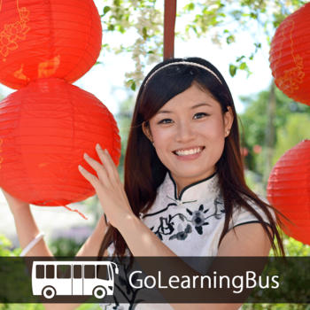 Learn Chinese via Videos by GoLearningBus LOGO-APP點子