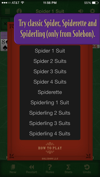 【免費遊戲App】Spider Solitaire by Solebon-APP點子